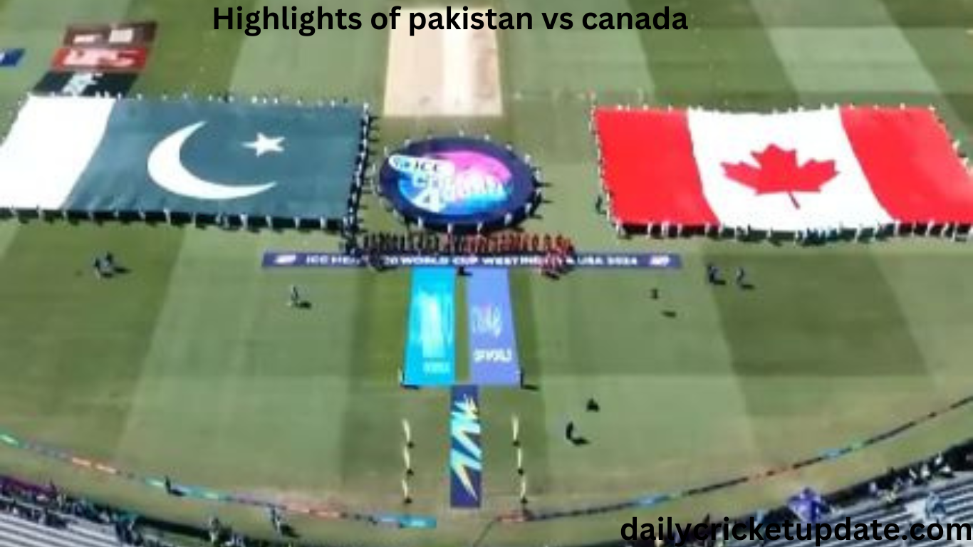 Pakistan vs Canada Match Highlights: Pakistan Wins by 7 Wickets