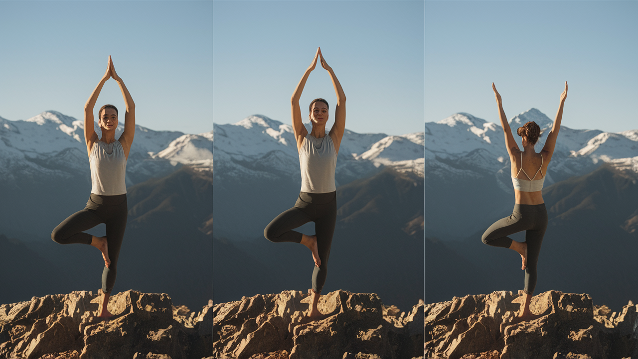 1. Mountain Pose (Tadasana)